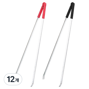 월드크린 환경 청소 쓰레기 집게 80cm, 랜덤발송, 12개