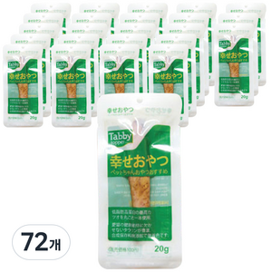 테비토퍼 시야와세오야쯔 고양이간식 20g, 참치, 72개