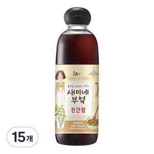 새미네부엌 진간장, 830ml, 15개