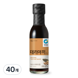 청정원 데리야끼 소스, 250g, 40개