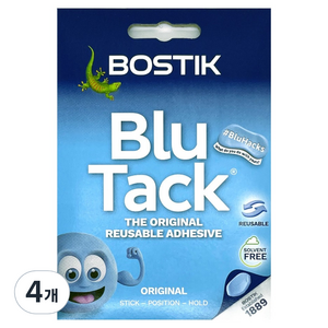 보스틱 블루택 핸디 오리지널 50g, 4개
