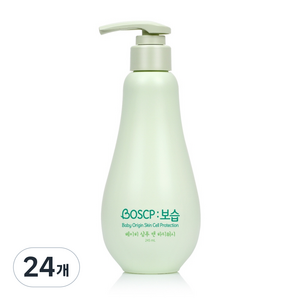 보습 베이비 샴푸 앤 바디워시, 245ml, 24개