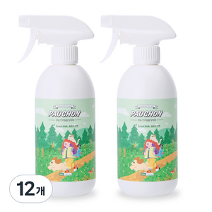뽀숑 반려동물 숲속의 산책 탈취제, 500ml, 12개