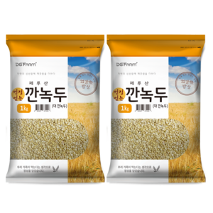 대구농산 껍질없는 대 깐녹두, 1kg, 2개