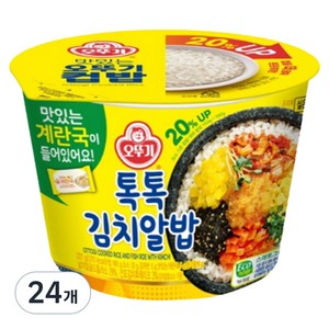 오뚜기 컵밥 톡톡김치알밥 즉석국, 227g, 24개