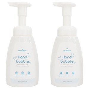 머머 핸드 버블워시, 무향, 250ml, 2개