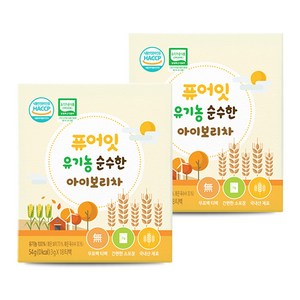 퓨어잇 유기농 순수한 아이보리차, 54g, 2개