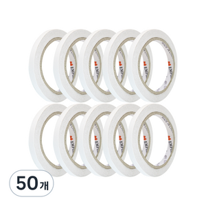 엠파이어 양면테이프 10mm x 20m, 화이트반투명, 50개