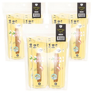 네츄럴코어 강아지 미트스틱, 혼합맛(실꼬리돔/명태), 140g, 60개