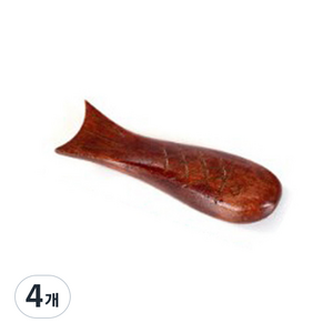더조넷 나무 수저 받침 5, 4개, 단품