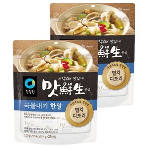 맛선생 멸치디포리 국물내기 한알, 100g, 2개