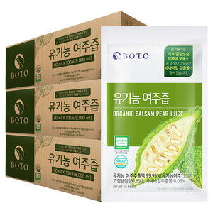 보뚜 유기농 여주즙, 8L, 3개