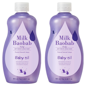 밀크바오밥 베이비 오일, 500ml, 2개