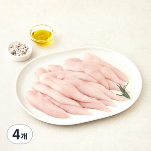 마니커 1등급 닭안심 (냉장), 1kg, 4개