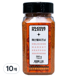 딜리셔스마켓 해산물 시즈닝 중형, 300g, 10개