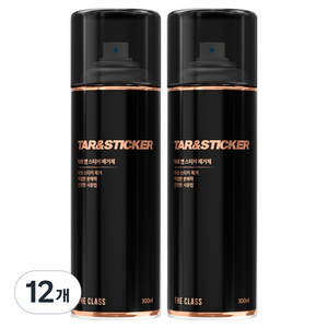 더클래스 타르 앤 스티커 타르 제거제, 300ml, 12개