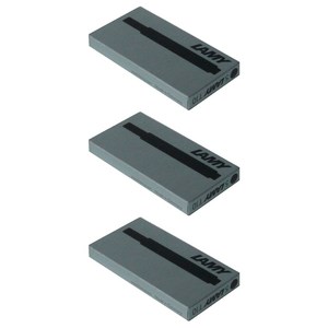 LAMY T10만년필전용 일회용 카트리지, 흑색, 15개