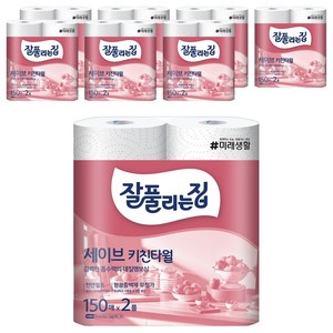 잘풀리는집 세이브 펄프 키친타올, 150매, 16개