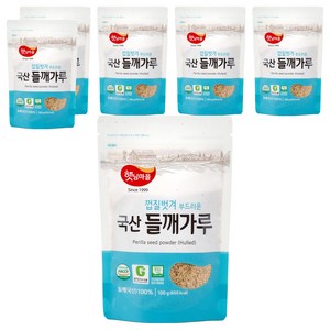 햇님마을 껍질벗겨 부드러운 국산 들깨가루, 100g, 6개