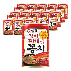 샘표 김치찌개 전용 꽁치 통조림, 24개, 400g