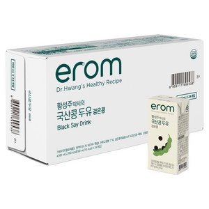 이롬 황성주 박사의 국산콩 두유 검은콩, 190ml, 24개