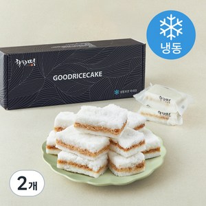 착한떡 달콤한 우유백설기 (냉동), 45g, 2개, 10개입