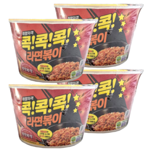 오뚜기 콕콕콕 라면볶이 용기 120g, 4개