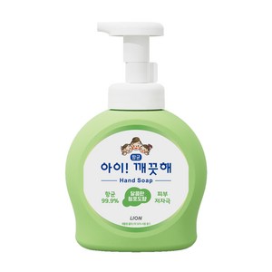 아이깨끗해 항균 폼 핸드솝 청포도향, 490ml, 1개