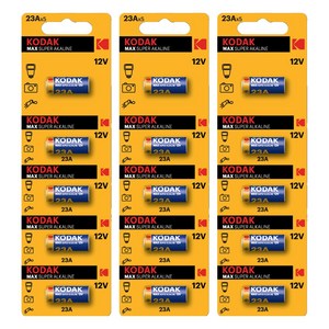 코닥 맥스 23A MN21 12V 알카라인 건전지, 5개입, 3개