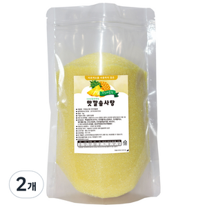 맛깔 솜사탕 설탕 파인애플향, 1kg, 2개
