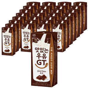 맛있는우유GT 멸균우유 초코, 190ml, 96개