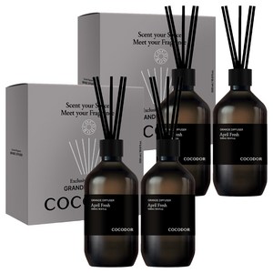 코코도르 그란데 디퓨저, 에이프릴프레쉬, 500ml, 4개