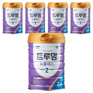 트루맘 뉴클래스 분유 2단계, 800g, 5개