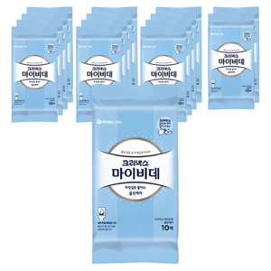 마이비데 클린케어 화장실용 물티슈 휴대형, 55g, 10매, 15개