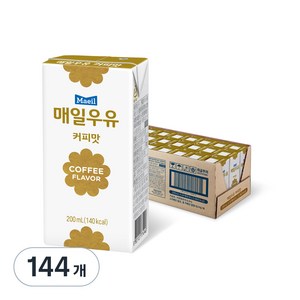 매일우유 커피맛, 200ml, 144개