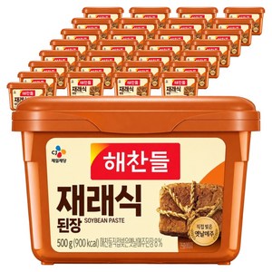 해찬들 재래식 된장, 500g, 30개