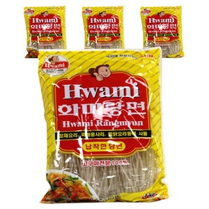 화미 납작한 당면, 1kg, 4개