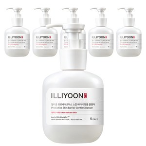일리윤 프로바이오틱스 스킨 배리어 젠틀 클렌저 여성청결제, 300ml, 6개