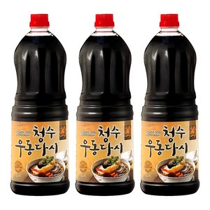청수식품 우동다시 소스, 1.8L, 3개
