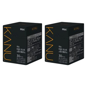 카누 마일드 로스트 스위트 아메리카노 미니 원두커피믹스, 2.9g, 30개입, 2개