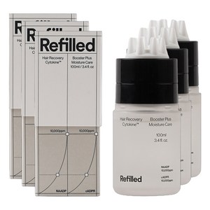 리필드 사이토카인 탈모증상완화 센서티브 케어 헤어토닉 부스터, 100ml, 3개