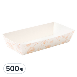 사각 종이트레이 DK-7-1 150 x 65 x 35 mm, 1개입, 500개