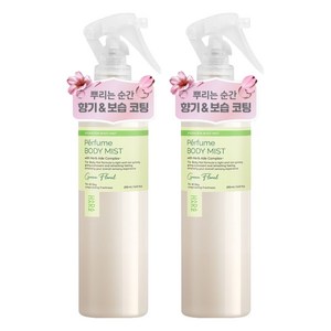 하라즈 퍼퓸 바디미스트 그린플로럴향, 2개, 250ml