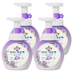 아이깨끗해 핸드워시 블루밍퍼플, 250ml, 4개