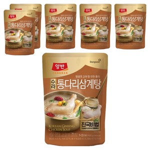 양반 수라 통다리 삼계탕, 460g, 6개