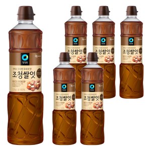 청정원 조청쌀엿, 1.2kg, 6개