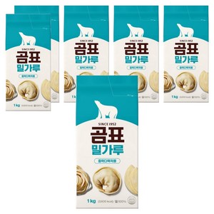 곰표 밀가루 중력다목적용, 1kg, 6개