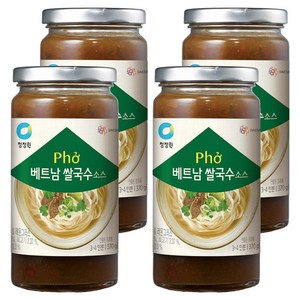 청정원 베트남 쌀국수 소스, 4개, 370g