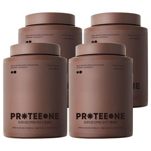 프로티원 단백질 쉐이크 초코맛, 490g, 4개