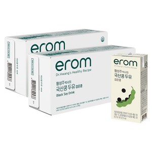 이롬 황성주 검은콩 두유, 190ml, 48개